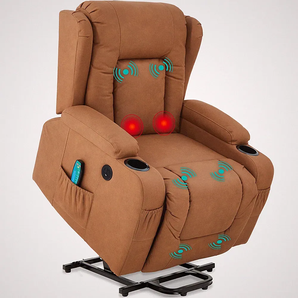 Best Choice Products Electric Power Lift Recliner Massage Chair Heat USB Port
