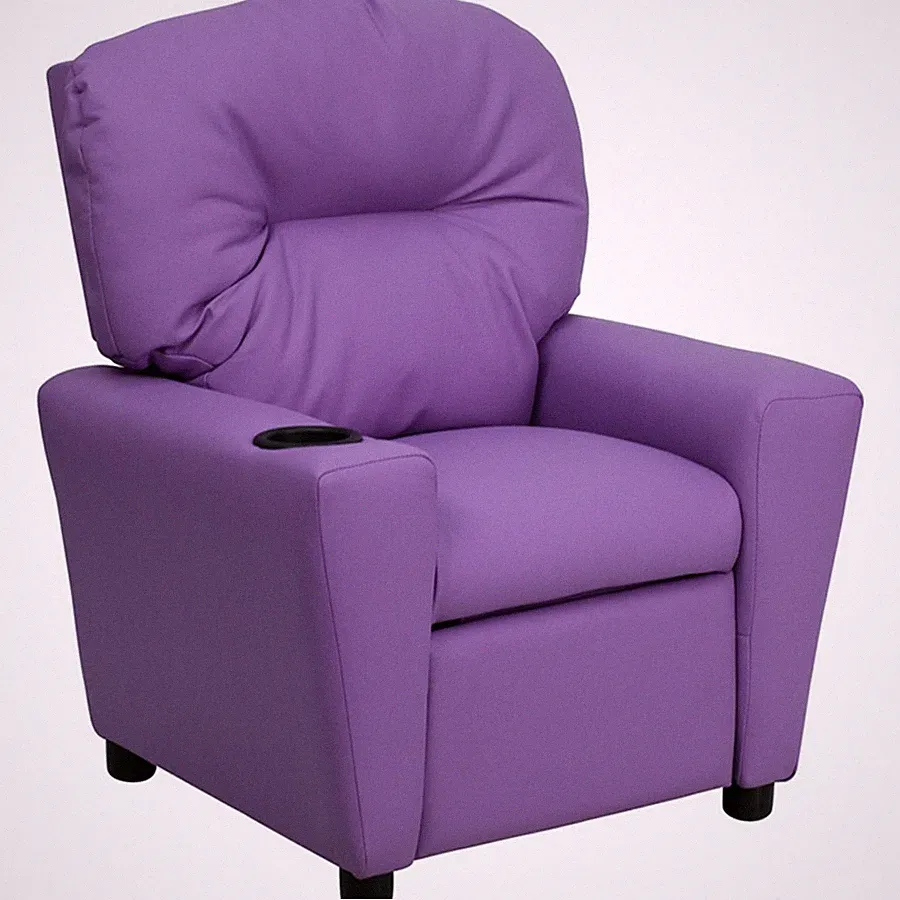 Flash Furniture Lavender Kids Recliner, Lavender - BT-7950-KID-LAV-GG